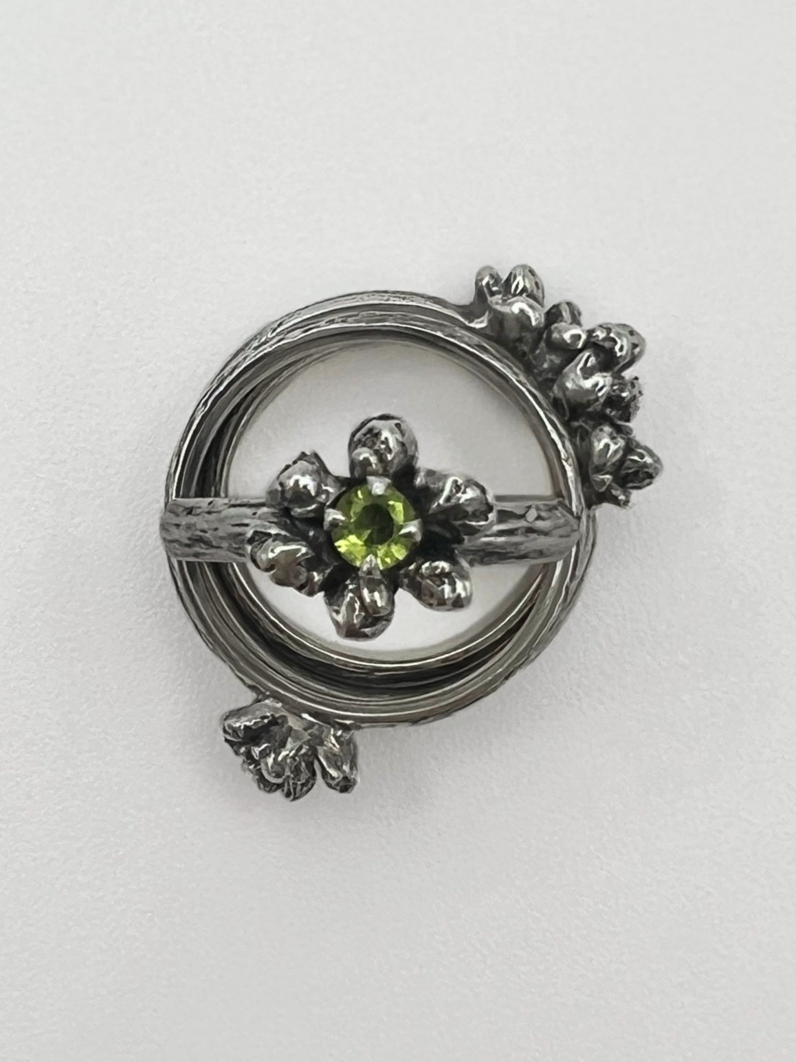 Bud Ring with Gemstones