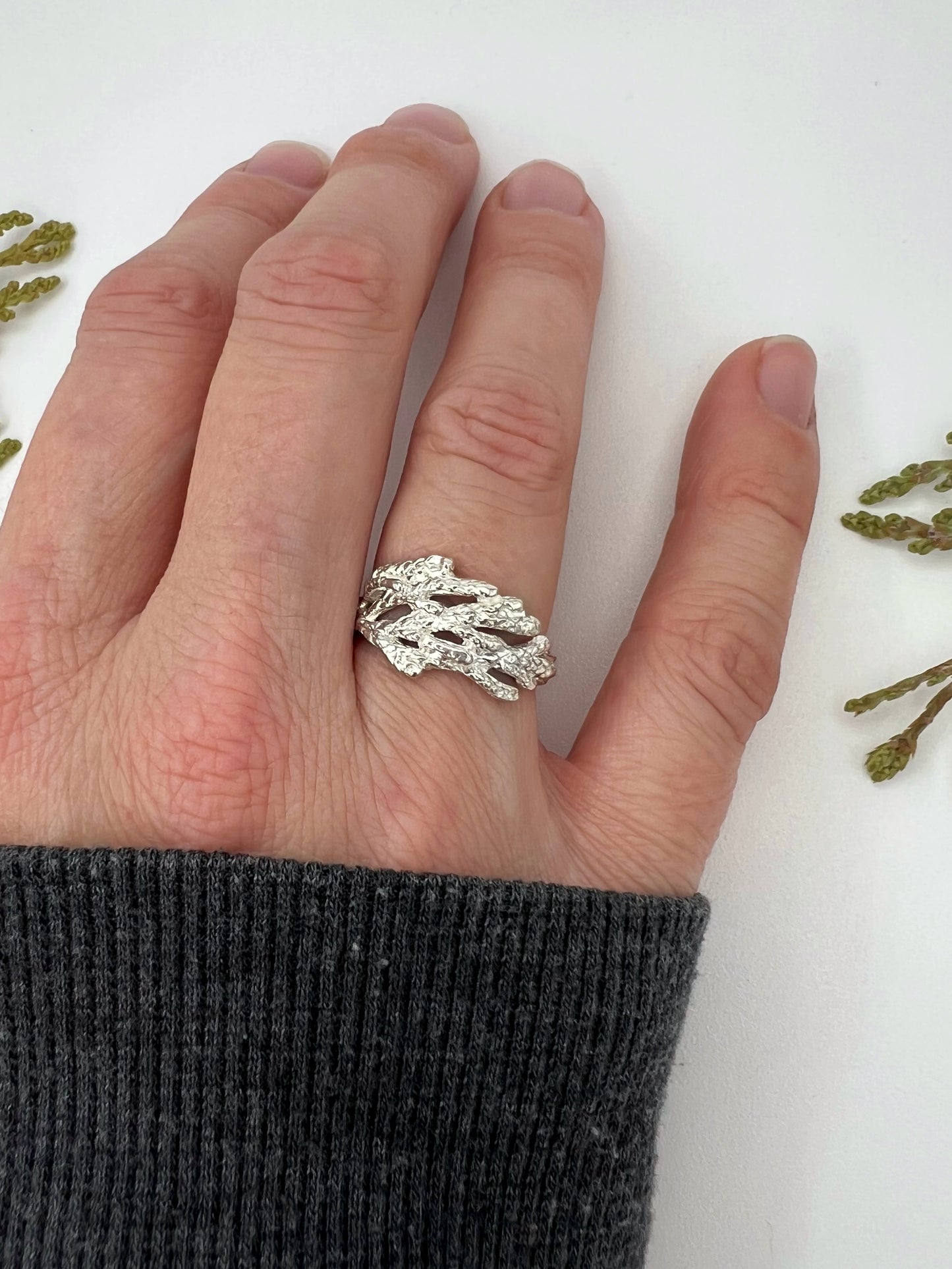 Juniper Sprig Ring