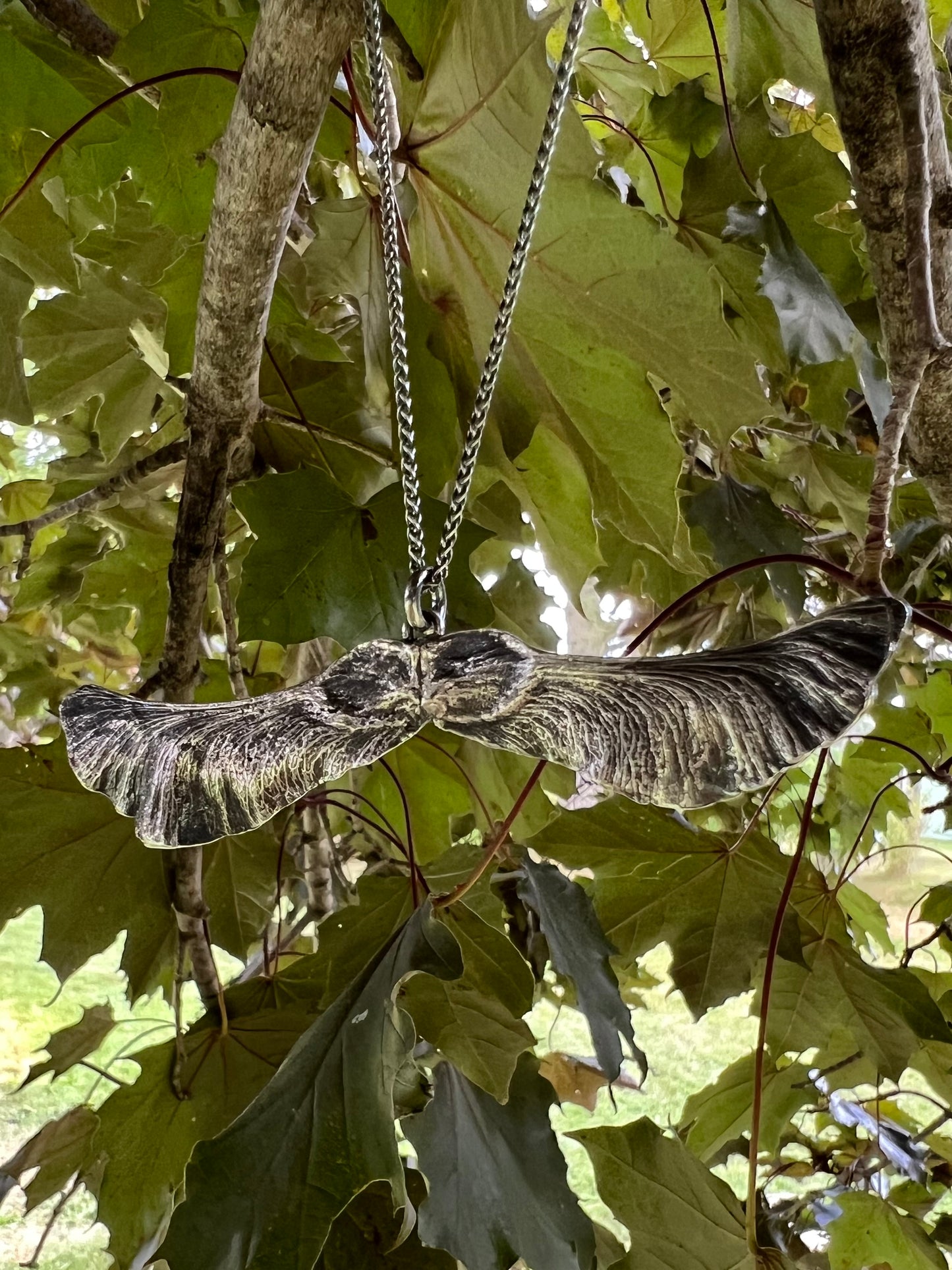 Ruffled Maple Pendant