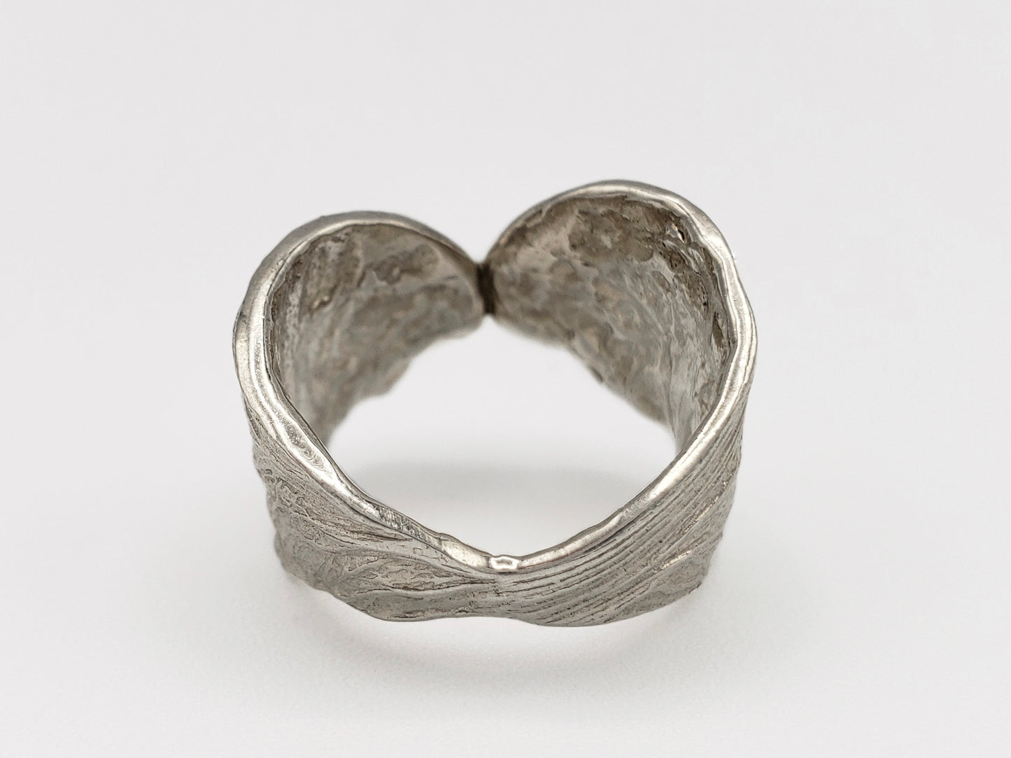 Silver maple key ring