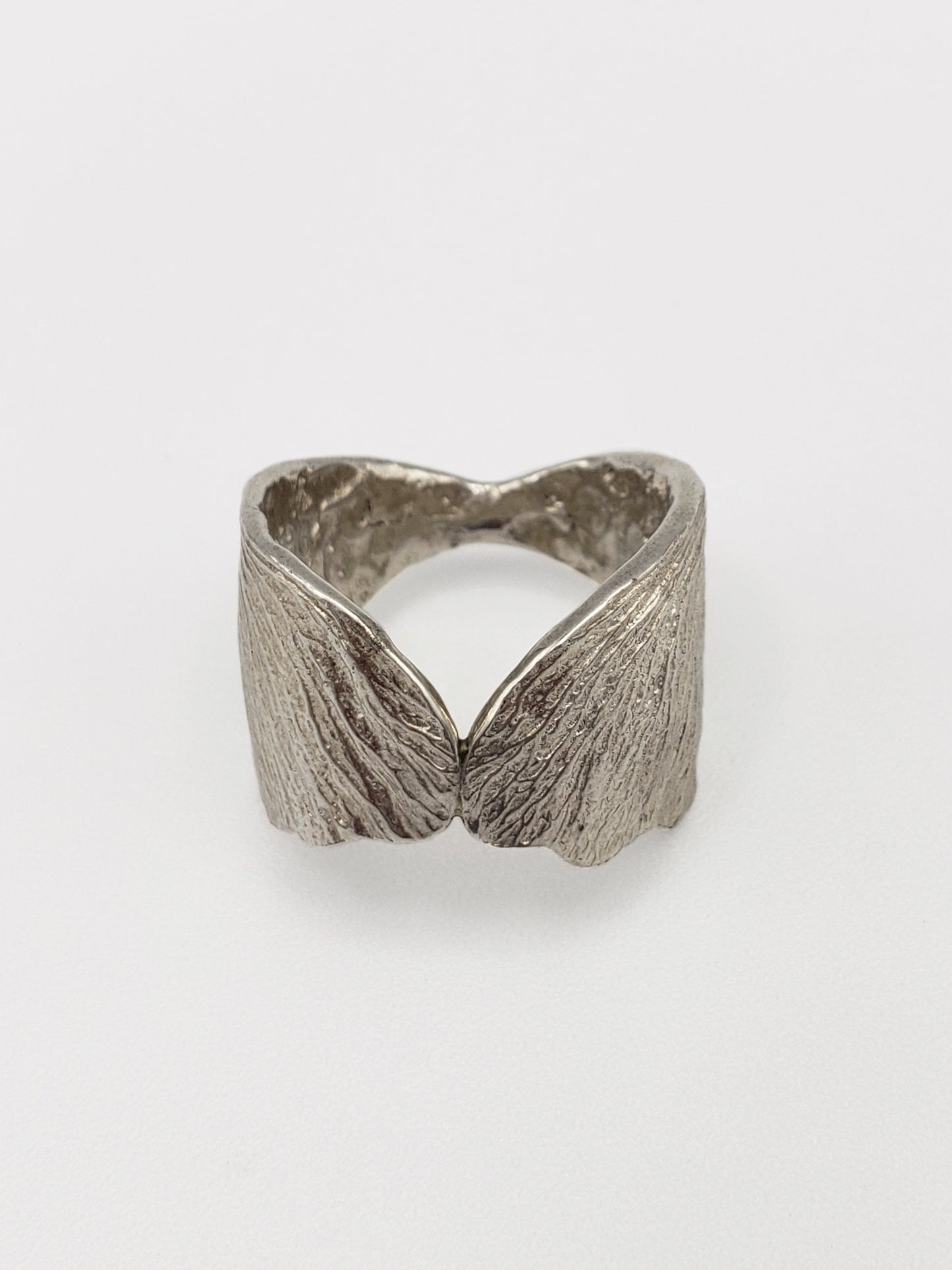 Silver maple key ring