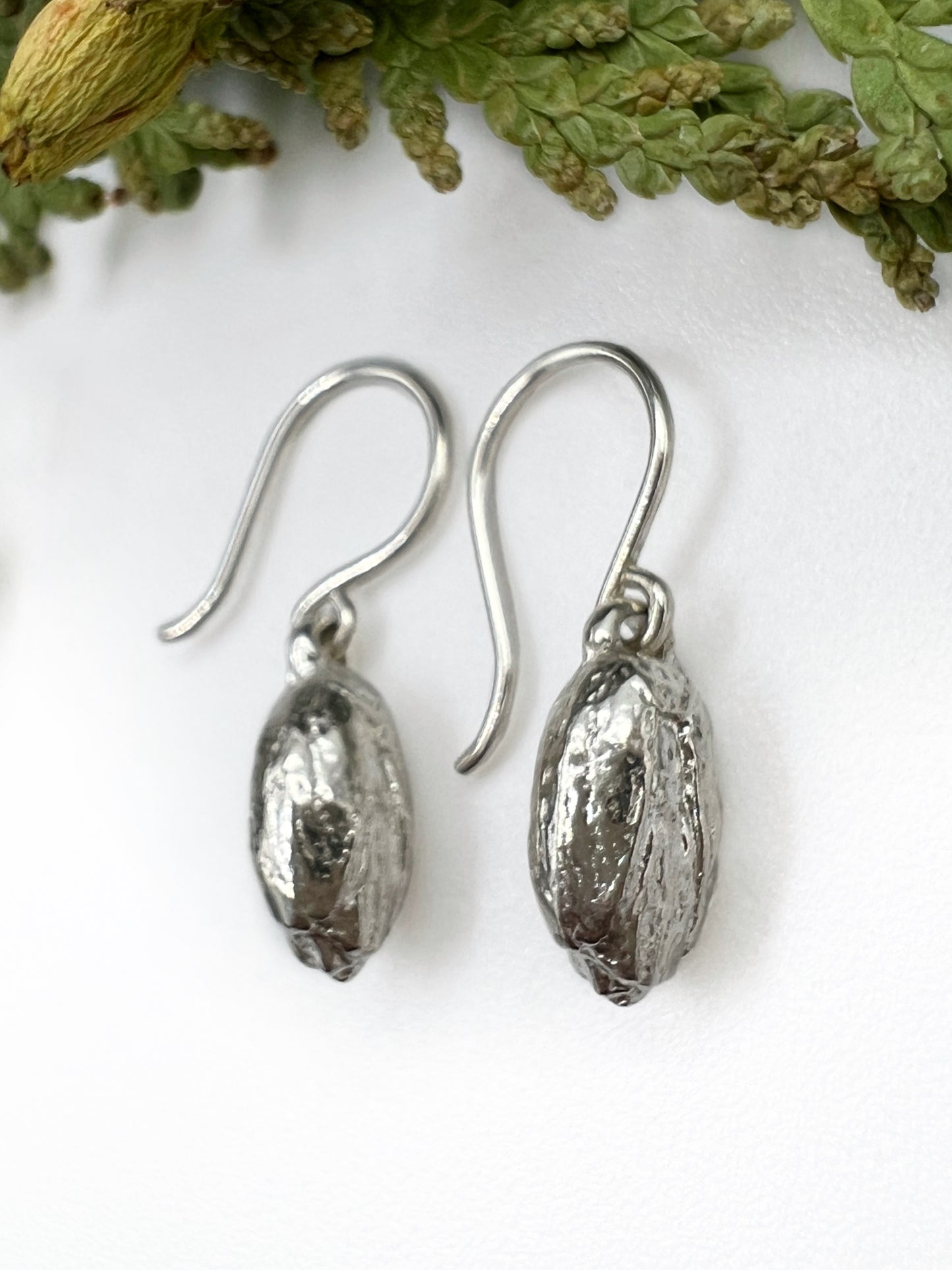 Cedar Cone Dangle Earrings