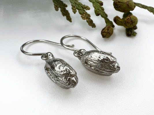 Cedar Cone Dangle Earrings