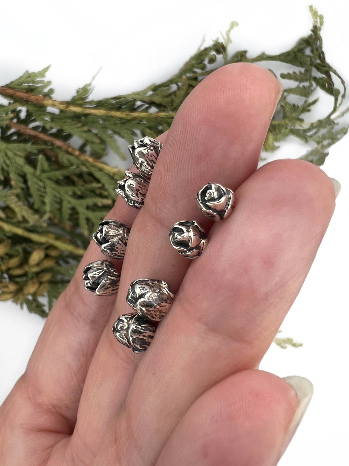 Cedar Cone Stud Earrings