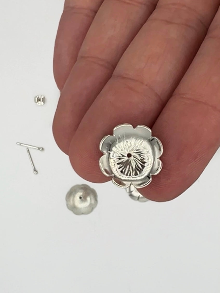 Floral Earring Jackets