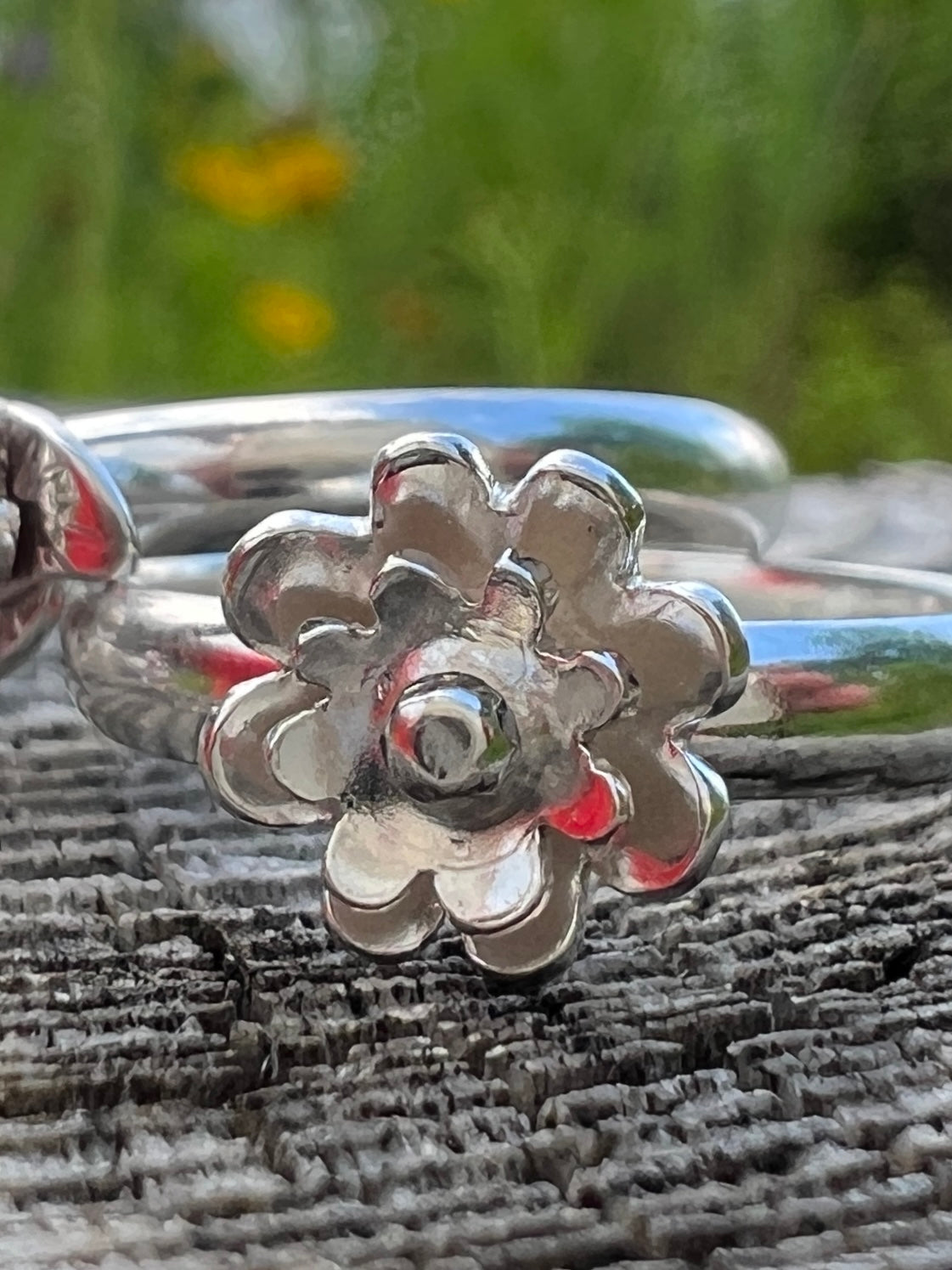 Spinning Flower Rings